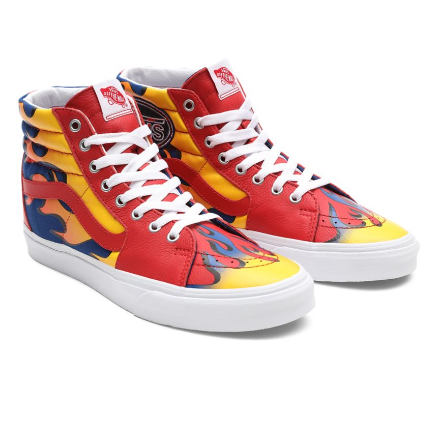 Vans Racer Sk8-Hi Kengät Punainen | VN715A8TC26